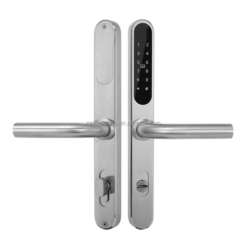 TTlock 304 Stainless Steel Smart Fingerprint Card Hotel Room Door Lock Cloud /Wi-Fi Grade Security for Steel Doors