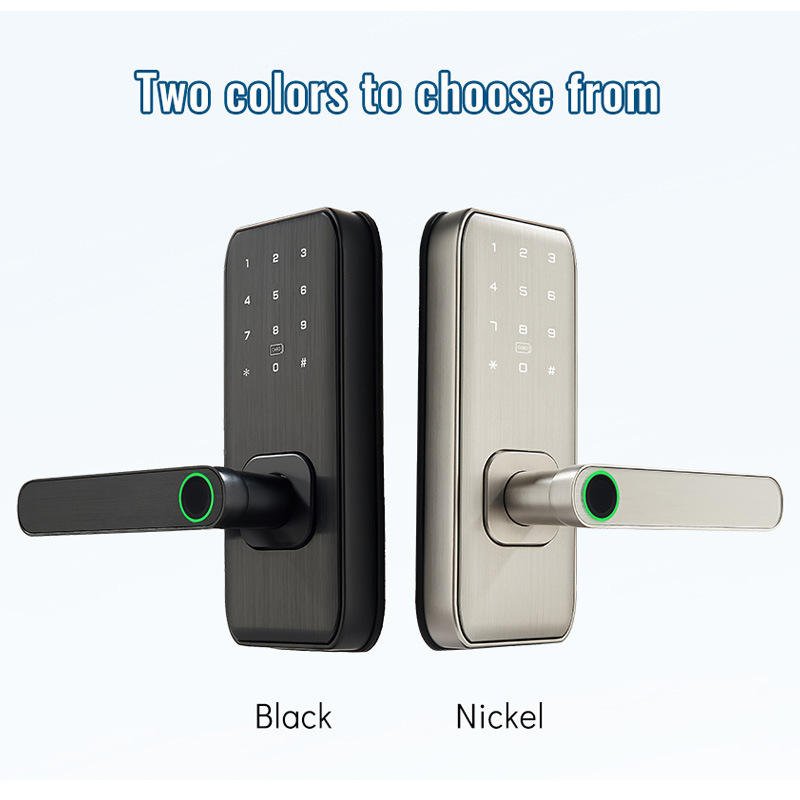 New Product Security Electronic Handle Digital Tuya TT Lock Cerraduras Inteligentes Con Wifi Keys Fingerprint Door Smart Locks