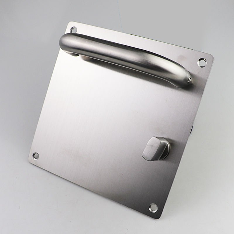 Green& Red Indication Privacy Stainless Steel 304 Industrial Professional Clean Door Handle With Plate ,Clean Door Handle Lock