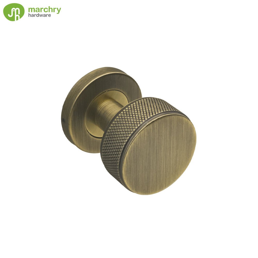 Wholesale Popular Antique Bronze Black Gold Knurled Door Handle Modern Stainless Steel Knurled Door Knob for Wooden Doors