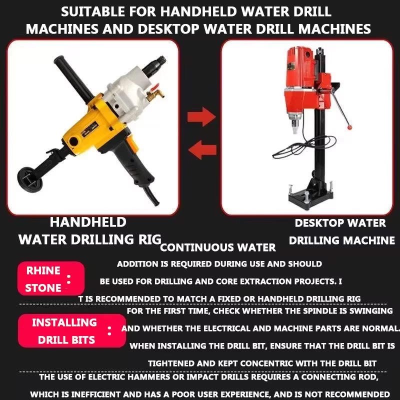 20-200mm Process Diameter of M22 Thread Total Length 500mm Wet Use Tool Reinforced Concrete Diamond Core Bit