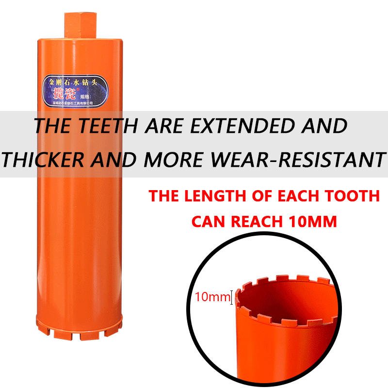 M22 Thread Length 400mm Diamond Core Drill Bit Reinforced Concrete Drill of 25-400mm for Punching Holes in Air Conditioning Wall