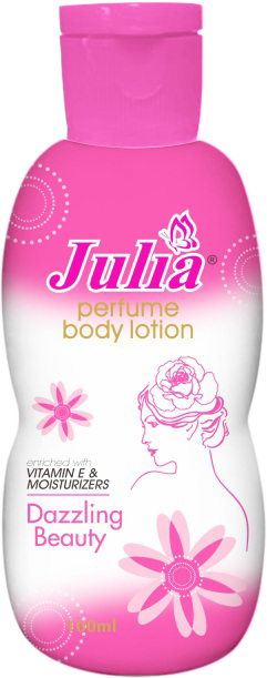 OEM & ODM Julia Body Lotion Unisex Moisturizing Skin Brightening Cream in Plastic Bottle Glycerine & Vitamin E Private Label