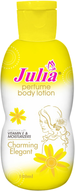 OEM ODM Nourishing Creams Skin Brightening Indonesia Moisturize Glycerine Vitamin E Julia Body Lotion in Plastic Bottle Unisex