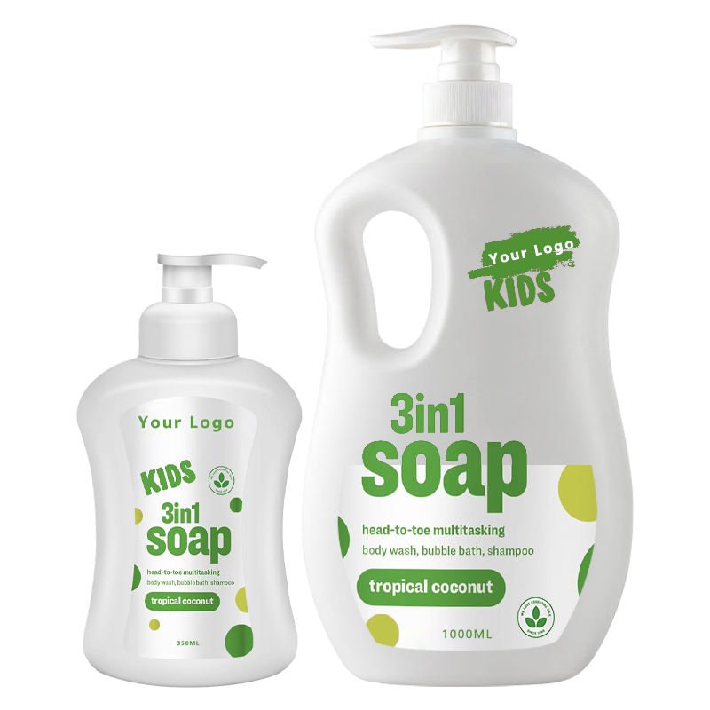 MOQ of 1500pcs Baby Shampoo and Shower Gel 2in1 350/1000ml Berry & Coconut Oil Moisturize the Skin & Cleanse From Head to Toe