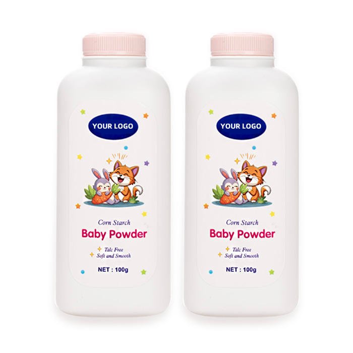 Luxury OEM ODM 30g 50g 60g 90g 100gOrange Baby Powder Travel-friendly Baby Powder Packaging Keeps Baby Dry