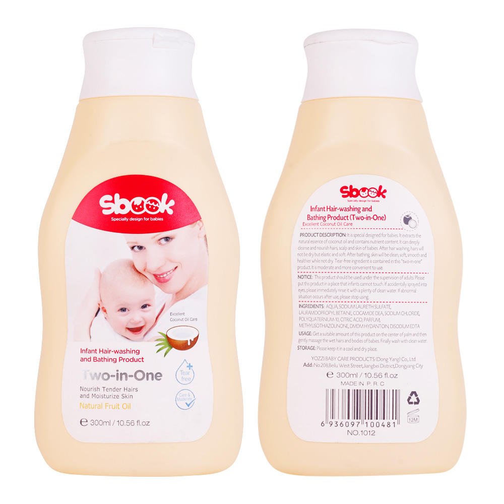 High Quality Private Label 300ml Baby Shampoo and Bath Two in One Factory Supply for Tender Baby Shower