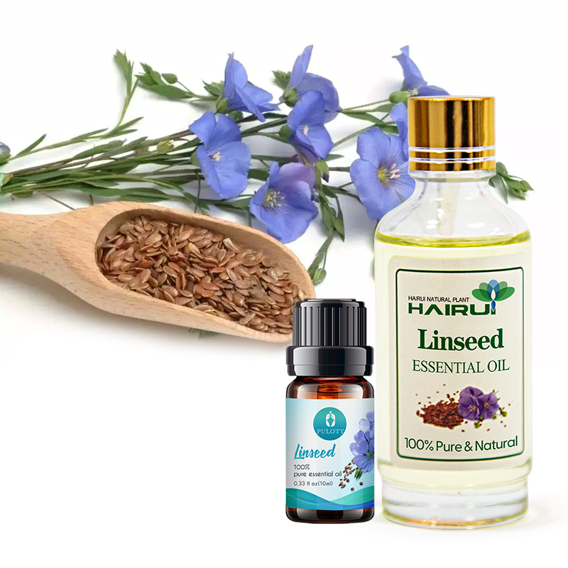 HaiRui Manufacturer Wholesale Food Grade Pure Linseed Oil High Quality Flaxseed Oil