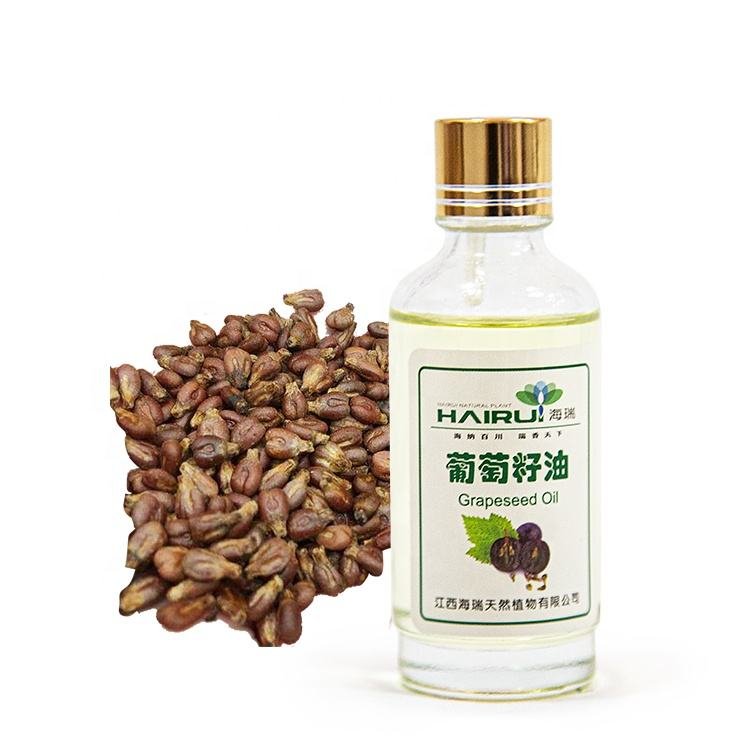 Wholesale Bulk Cold Pressed Grape Seed Oil for Skincare Hair Body Massage