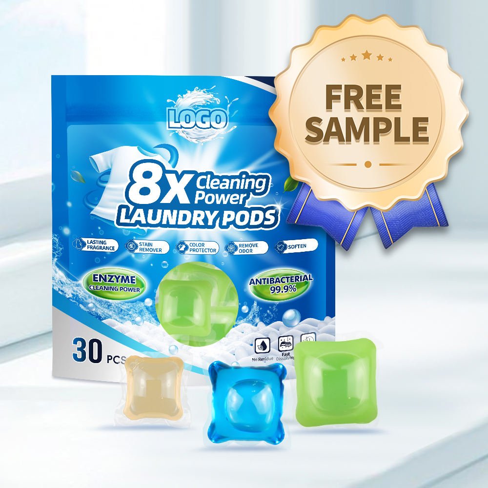 High Quality OEM Disposable Liquid Laundry Capsules Tough Stain Removal Anti-Mite Anti-Static for Apparel Free Sample Available