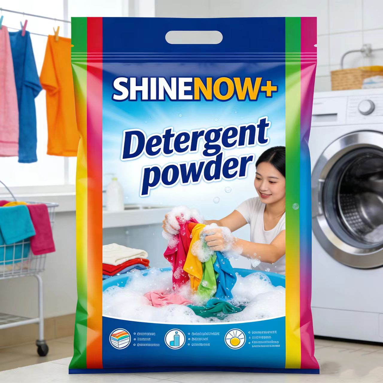 Factory Price Bulk Detergent Washing Powder Rich Foam Laundry Detergent Powder