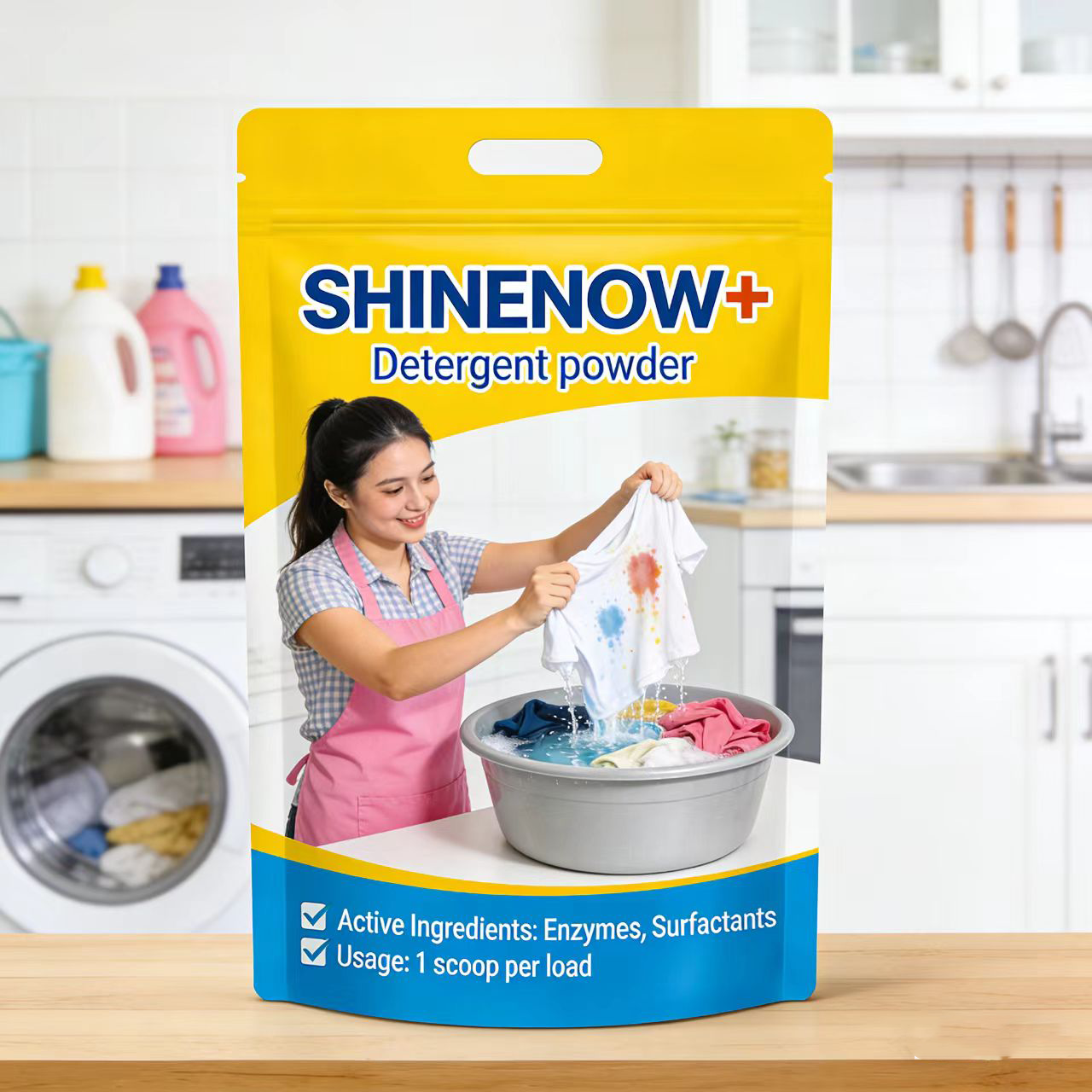 Wholesale Cheap Price Laundry Detergent Powder with High Foam and Strong Perfume Automatic Washing&Hand Washing Powder