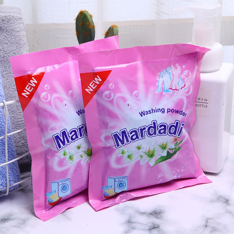 Bright Clean China Factory 110g Hand Washing Small Bag Blue Detergent Powder Washing Powder
