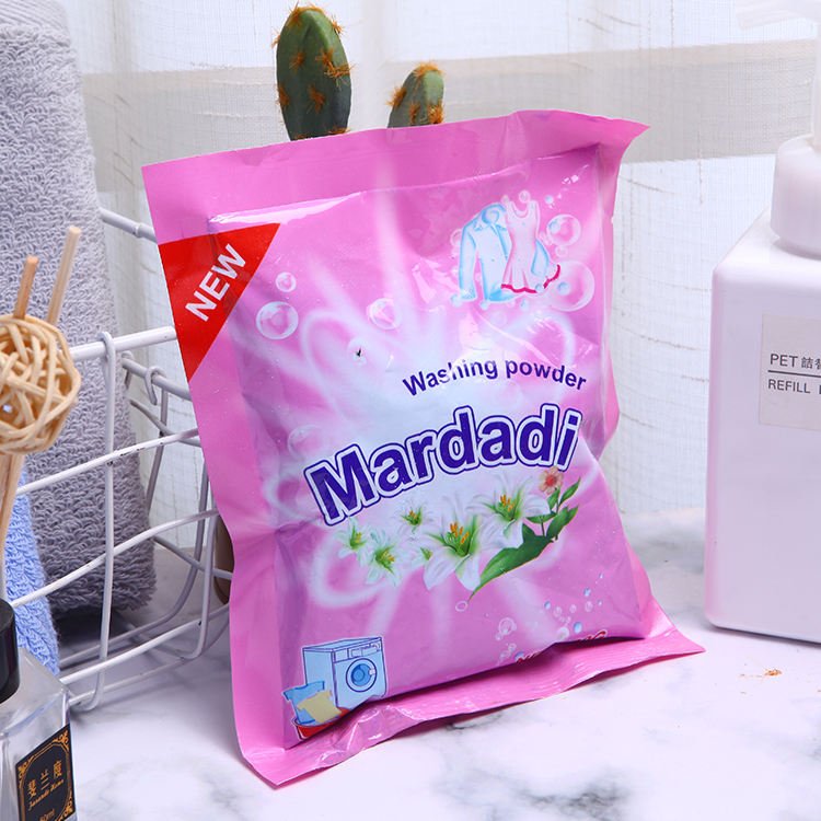 Bright Clean China Factory 110g Hand Washing Small Bag Blue Detergent Powder Washing Powder