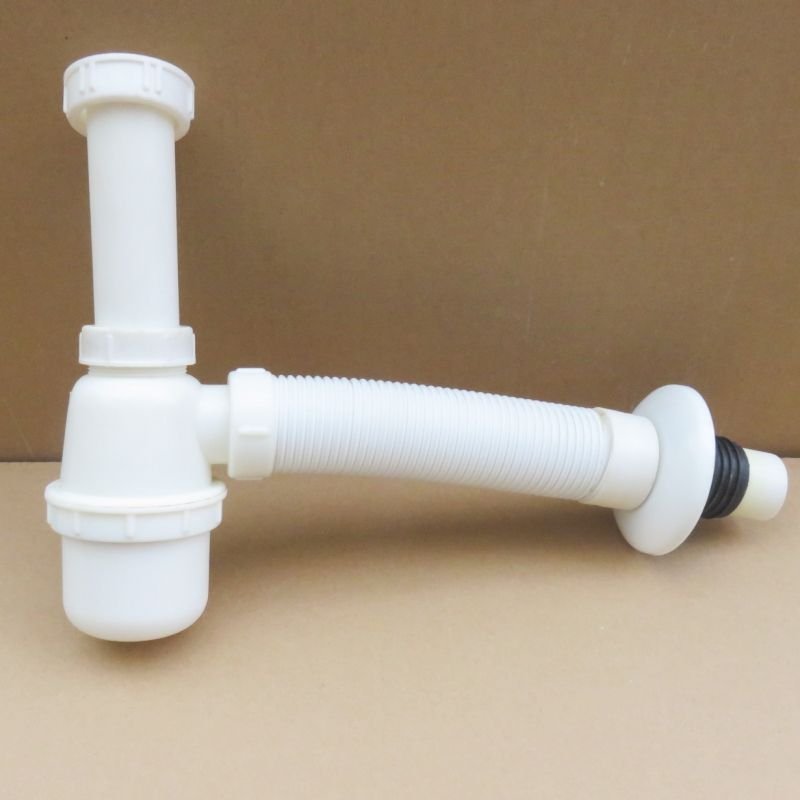 Bottle-type Drain for Washbasins, Washcloset, Vanity, Basin, Sink - Plastic Drain Pipe for Bathroom Accessories