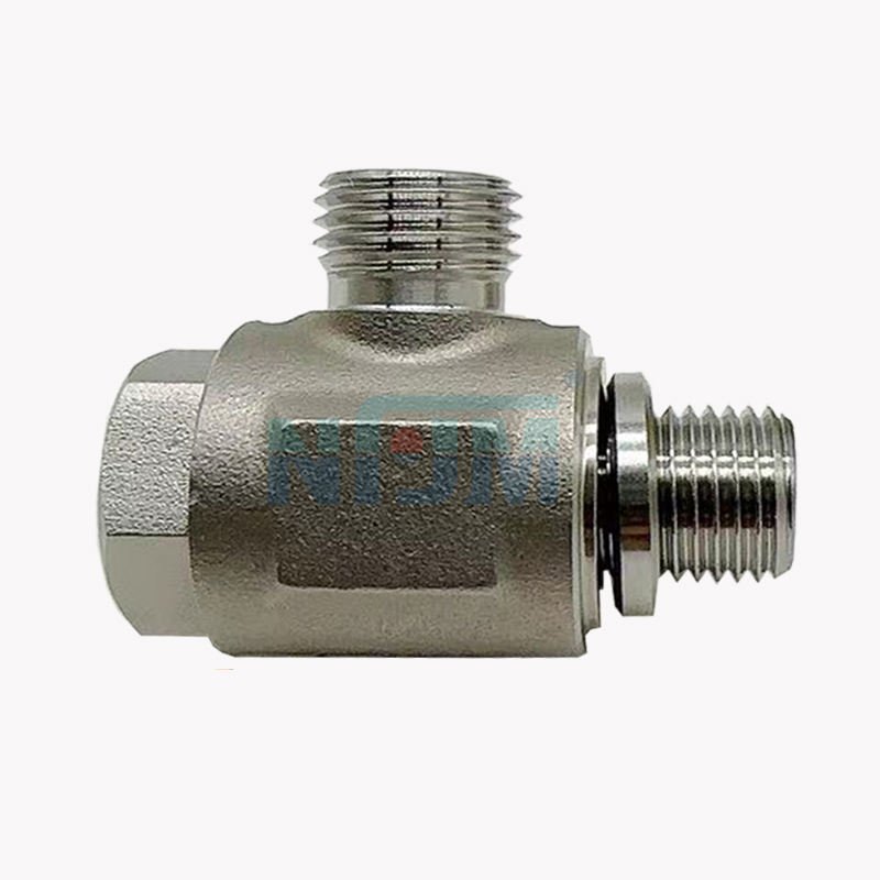 Hydraulic WH-R Articulated Joint DIN Ferrule Stainless Steel Adapters CASTING Technics Square Surface Equal Head Smooth