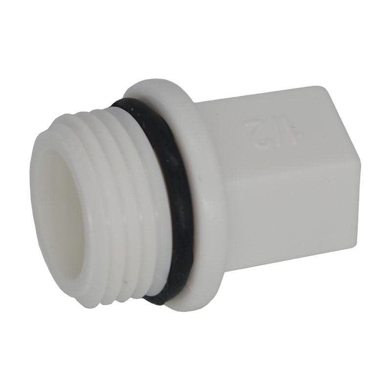 LK-207 Wholesale Male Thread Plug 1/2" 3/4" Ppr Pipe Fittings Plumbing Fittings Names Plastic Ppr Pipe Plugs