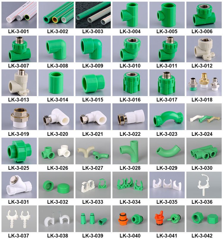 LK-3-009 ( 25*20 mm ) Low Price Factory Supply High Quality Ppr Pipe Fittings PP-R Reducing Elbow Fitting