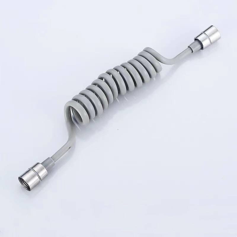 Modern Handheld Stainless Steel 304 Eco-Friendly Bidet Sprayer Set with Easy Installation and Spring Hose for Hotels Bathrooms