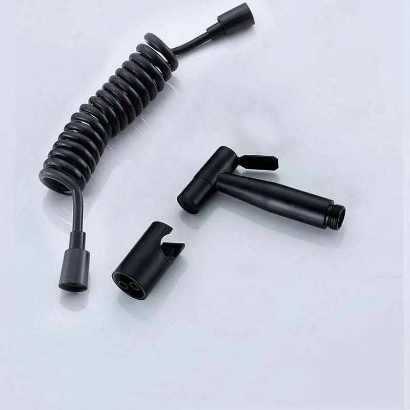 Modern Handheld Stainless Steel 304 Eco-Friendly Bidet Sprayer Set with Easy Installation and Spring Hose for Hotels Bathrooms