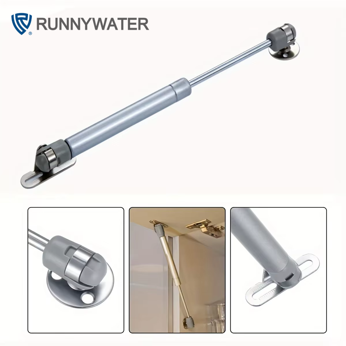 Adjustable Kitchen Cabinet Door Lockable Gas Spring Soft Close Furniture Hardware Cylinder Lift Upward Functional Hardware