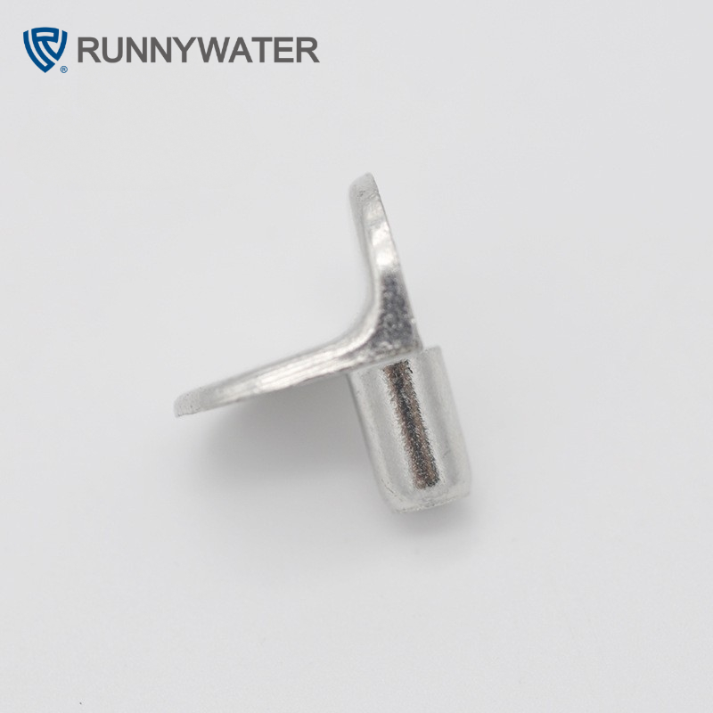 Zinc Alloy Glass Fixed Shelf Support Furniture Accessories Cabinet Glass Solid 7-shaped Shelf Bracket