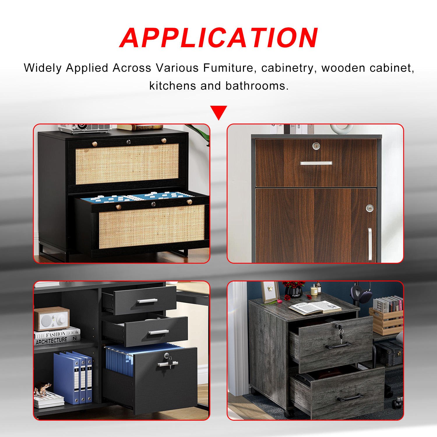 K502 Master Key Manage Pedestal Furniture Lock Computer Desk Cabinet Lock Drawer Lock