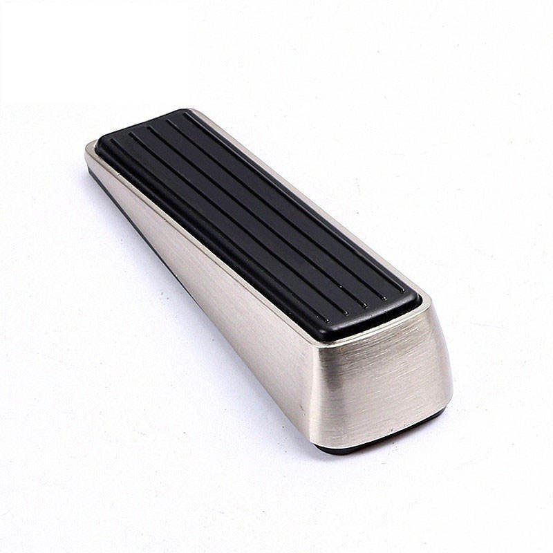 2026 Heavy Duty Zinc Alloy Modern Design High Quality Strong Magnets Wall Protector for Hotels Floor Bottom Mounted Door Stopper