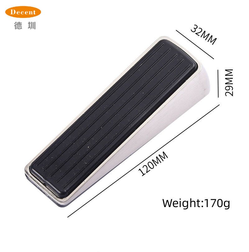 2026 Heavy Duty Zinc Alloy Modern Design High Quality Strong Magnets Wall Protector for Hotels Floor Bottom Mounted Door Stopper