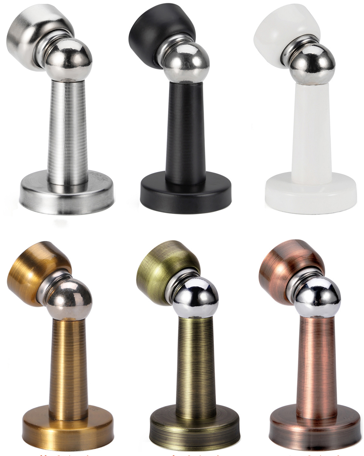 Hot Selling Durable Decent Modern Design Stainless Steel Door Stopper with 1.0mm Thickness Model 14 for Hotels and Living Rooms