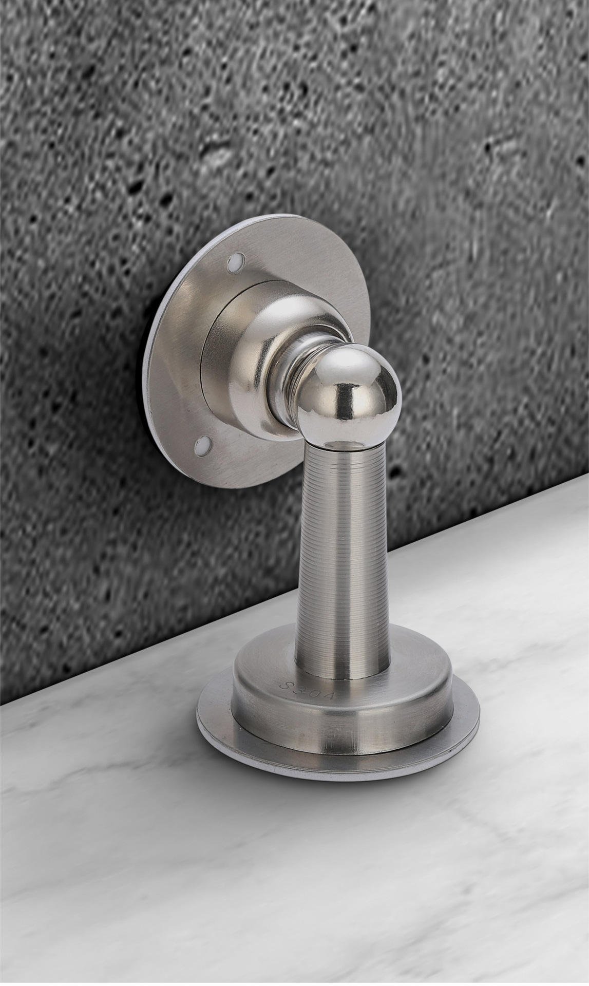 Hot Selling Durable Decent Modern Design Stainless Steel Door Stopper with 1.0mm Thickness Model 14 for Hotels and Living Rooms