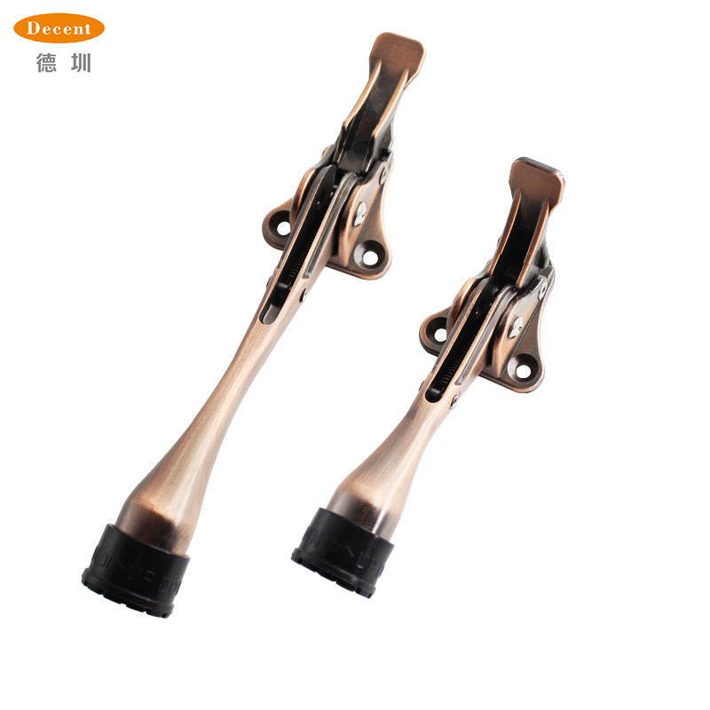 Modern Design Zinc Alloy Door Stopper High Quality Foot Operated Door Stopper New Design Adjustable Door Stopper for Hotels