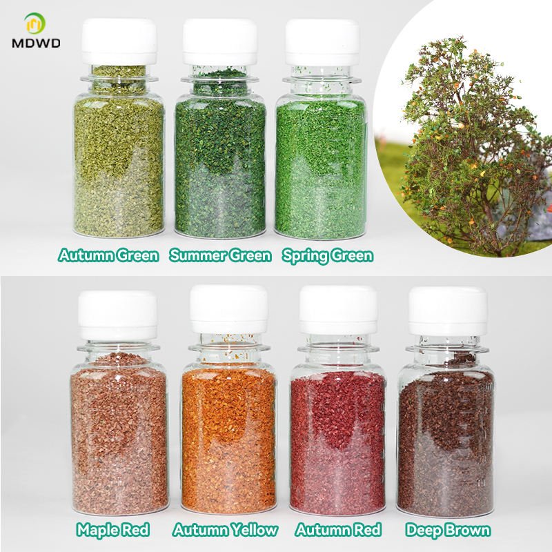 Miniature Plastic Tree Model Train Accessory DIY Architectural Train Accessory with Scale Features Mini Figure for Train Layouts