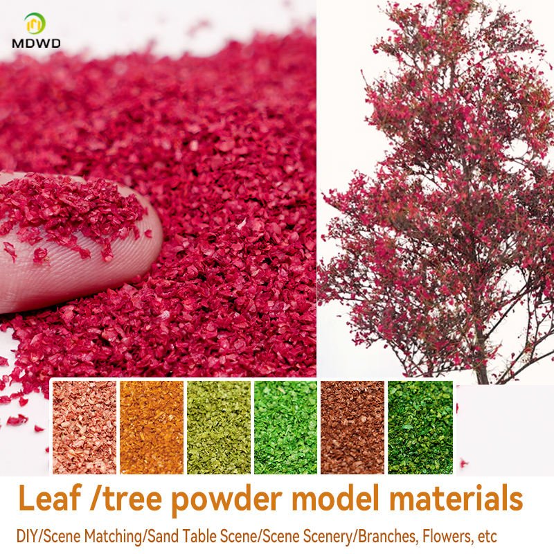 Miniature Plastic Tree Model Train Accessory DIY Architectural Train Accessory with Scale Features Mini Figure for Train Layouts