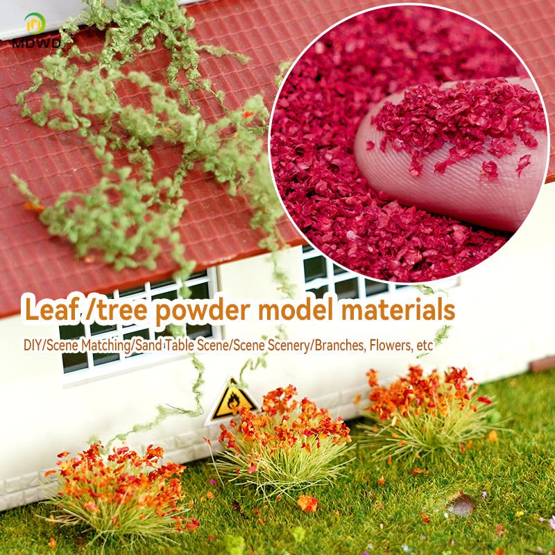 Miniature Plastic Tree Model Train Accessory DIY Architectural Train Accessory with Scale Features Mini Figure for Train Layouts