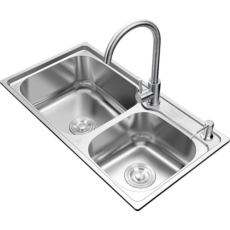 Cheaper One Base Composite Modern Sus 304 Stainless Steel Kitchen Sink Filter Stretch Sink