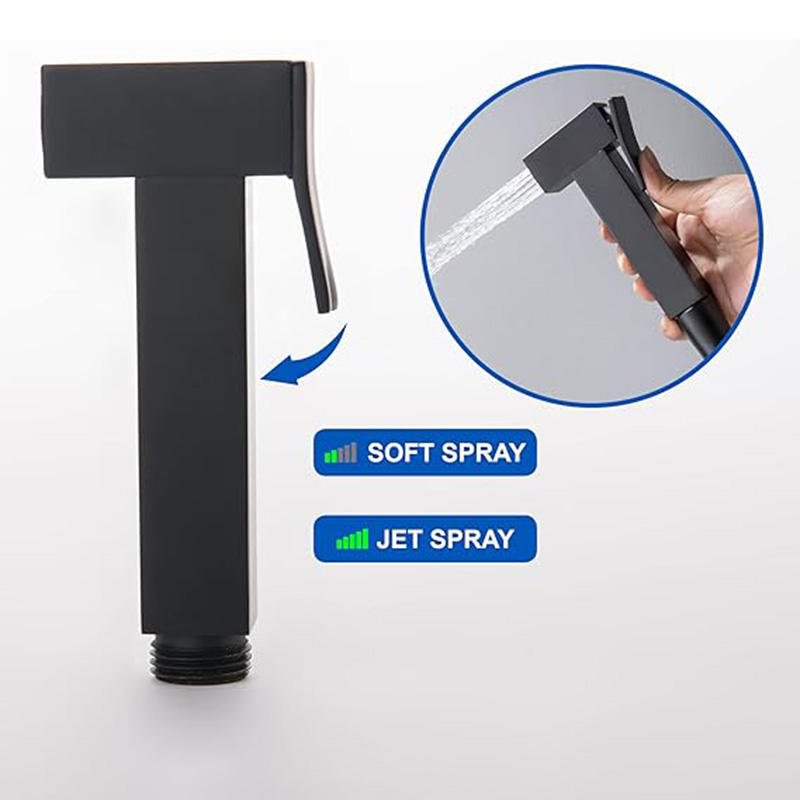 Modern Style Wall-Mounted Bathroom Shattaf Portable Body Spray Bidets Set for Toilet Use