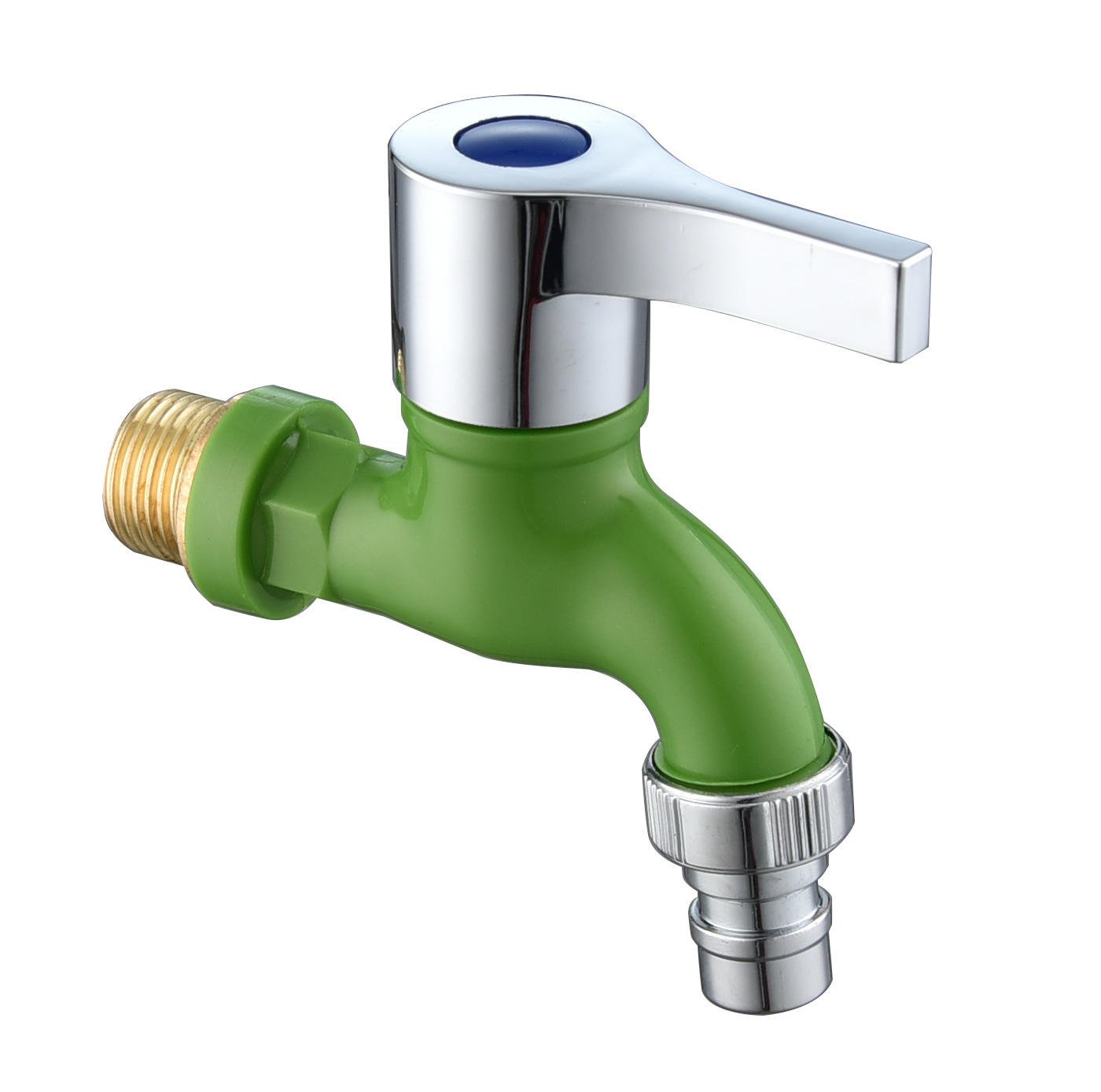 Modern Single-handle Plastic Deck Mounted Chrome Single-hole Faucet for Washbasin Bathroom Outdoor