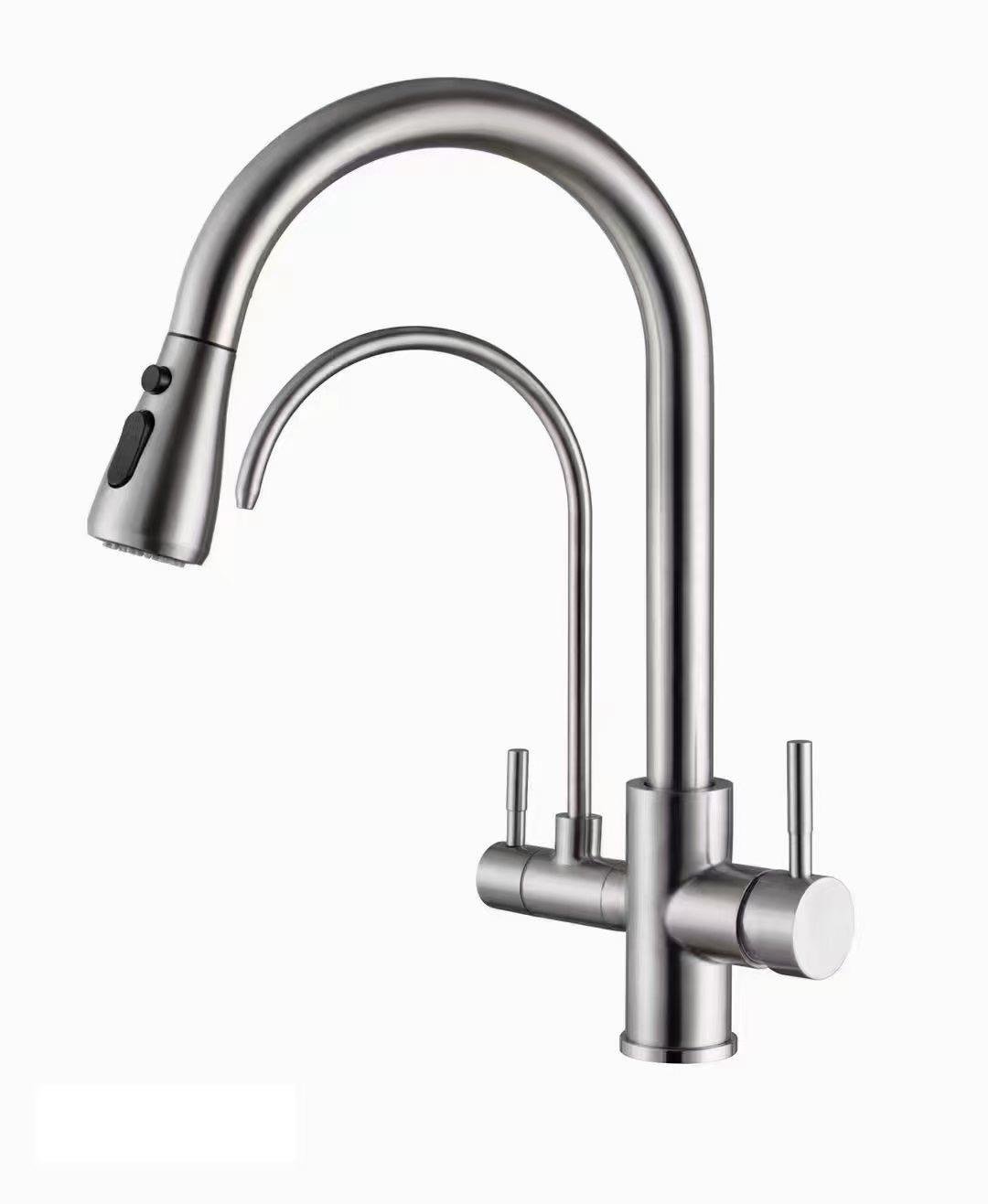 Best-selling in Brazil Customized Stainless Steel Kitchen Water Filter Faucet