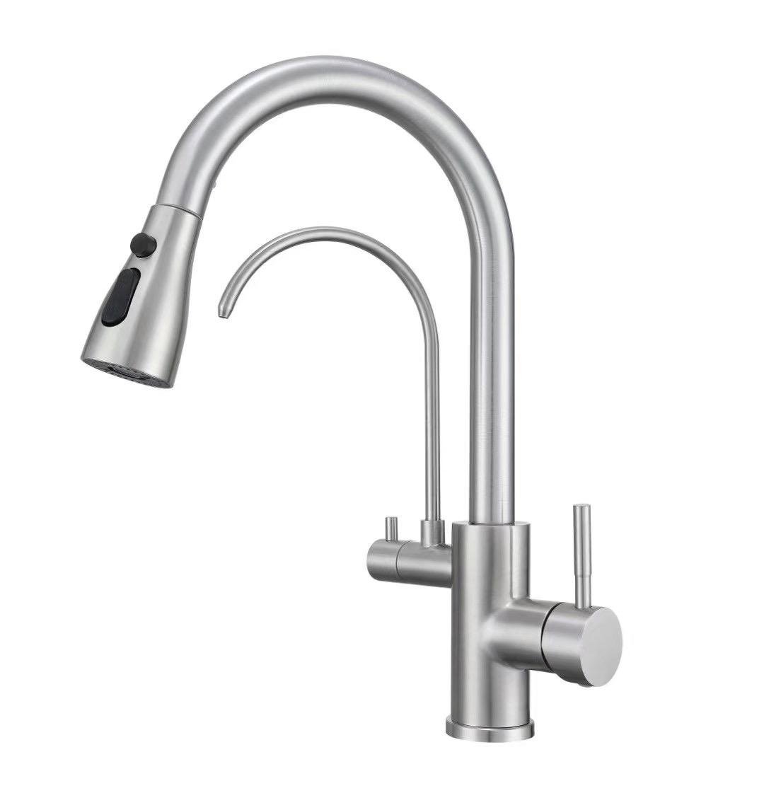 Best-selling in Brazil Customized Stainless Steel Kitchen Water Filter Faucet