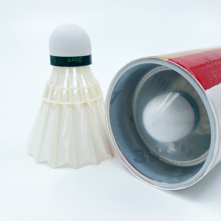 Dmantis D60 3in1 China Durable Bright White Duck Feather Professional Muscovy Top Grade Cigu Feather Badminton Shuttlecock Speed