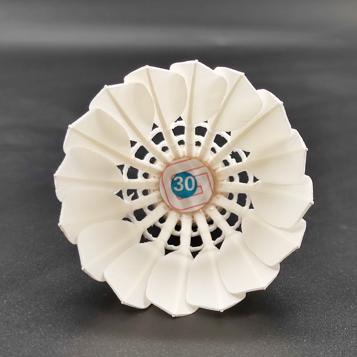 Premium Durability Dmantis G30 Goose Feather Shuttlecock with Natural PU Fiber Cork