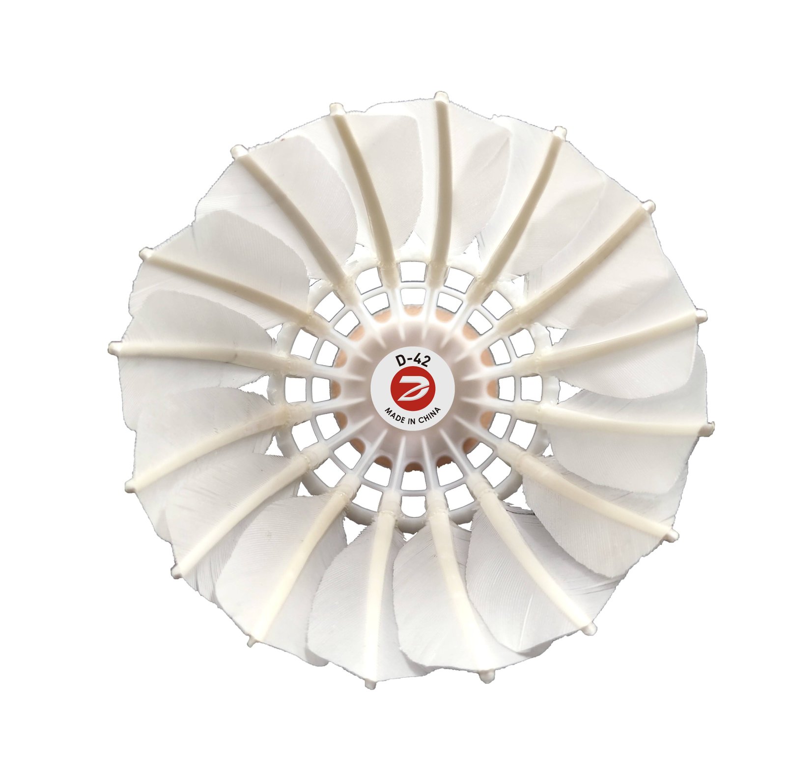 Dmantis D42 Professional Training 3in1 Shuttlecock High Level Goose Feather Shuttlecock D42 Model PU Fiber Cork Export Quality