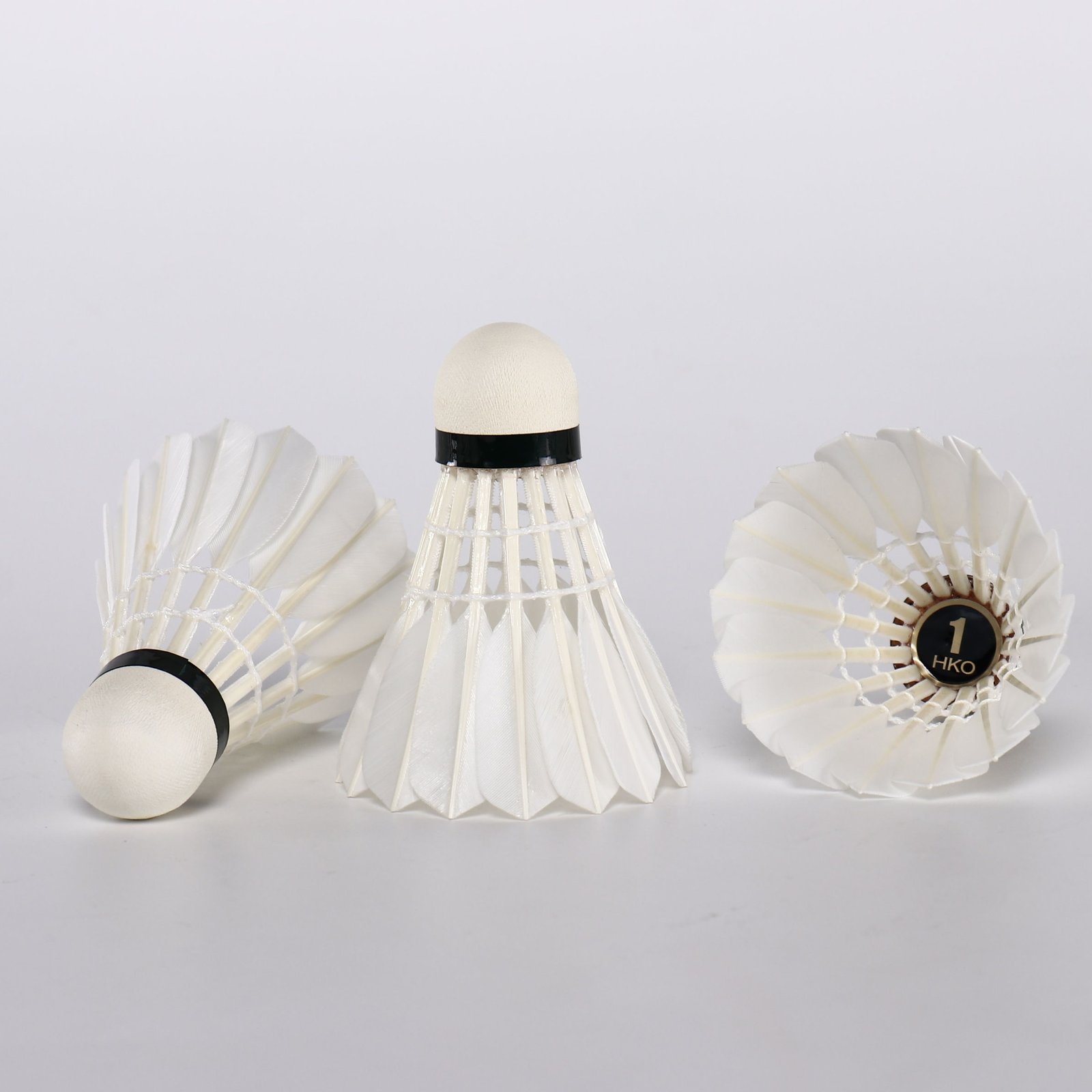 Wholesale Honkoo 3 Layer Cork Badminton Tournament Goose Feather Badminton Shuttlecock