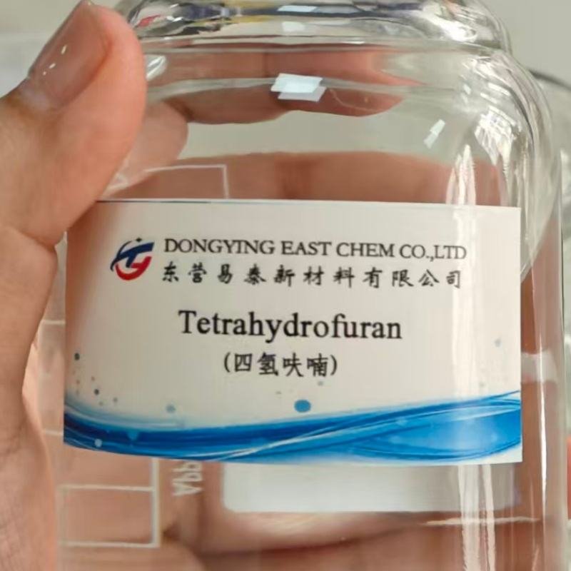Factory High Quality Chemical Solvents 99.9% 109-99-9 Colorless Transparent Tetrahydrofuran Thf 180kg/drum for Paints Inks