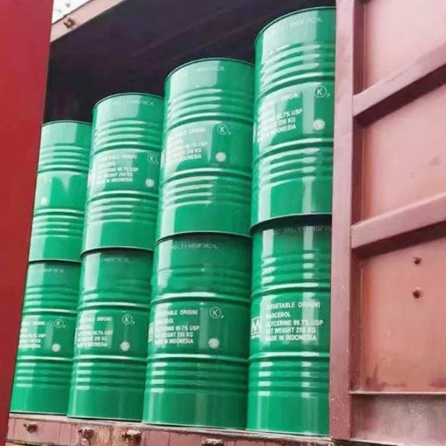 Wholesale Bulk Price Industrial Grade Vegetable Refined Glycerin (CAS 56-81-5) 99.9% Purity Cosmetic Raw Material Glycerol