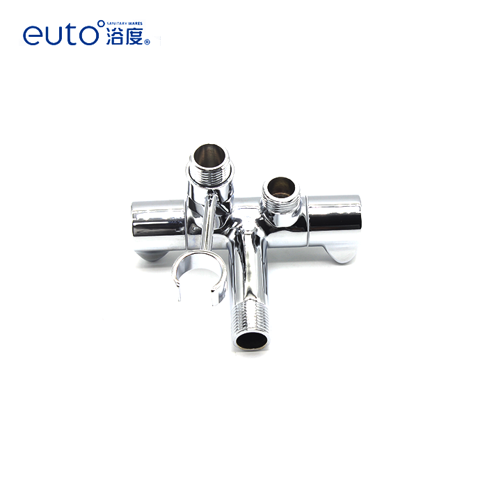 EUTO TS1008 High Quality Portable Shattaf Toilet Bidet Sprayer Set Brass Wall-mounted Modern Design Horizontal Spray Bathroom