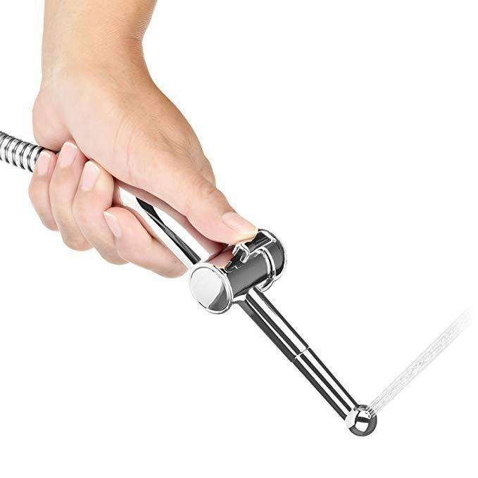 Holmine Luxury Toilet Sprayer Non Plastic Stainless Steel Health Faucet Shattaf Travel