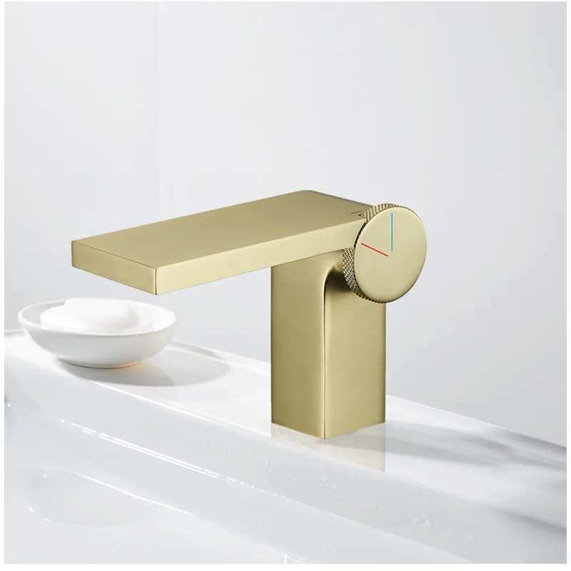 Controllable Salon Single-lever Waterfall Water Brass Wholesale High Quality Vintage Bathroom Modern Basin Mixer Taps