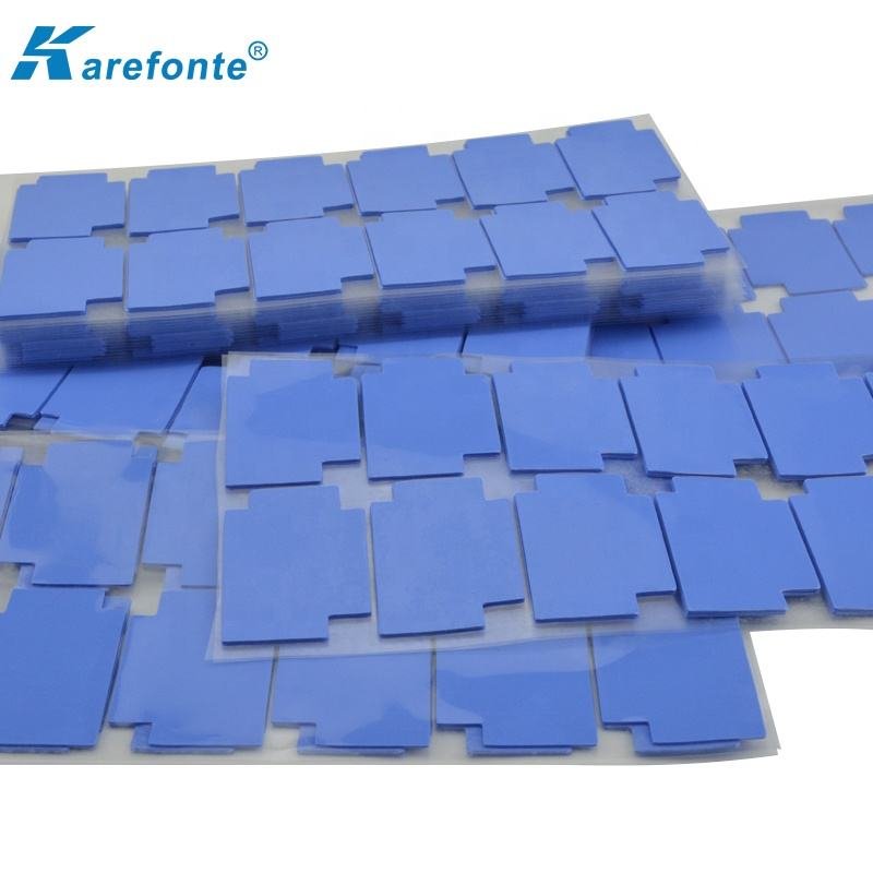 Low thermal resistance Self-adhesive Soft Thermal Conductive Insulation Silicone Pad for Gpu Cpu